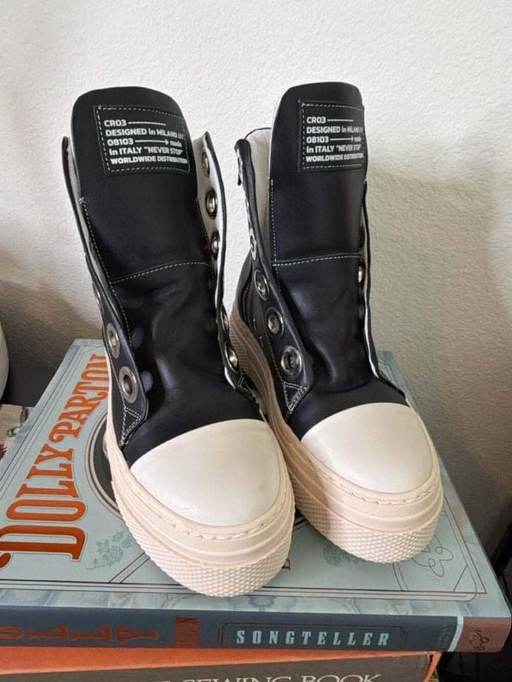 Cristianzerotre CR03 High Top Platform Sneakers Size 37